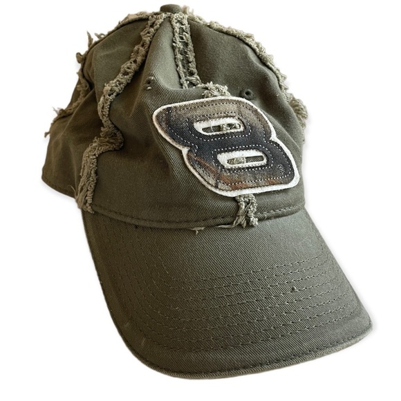 Chase Authentics Other - NASCAR Hat Cap Dale Earnhardt Jr Distressed Frayed Camo Chase Racing Adjustable